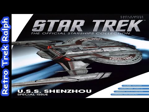 Star Trek Official Starship Collection By Eaglemoss/Master Replicas. Issue XL22.USS Shenzhou NCC1227