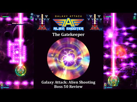 Galaxy Attack: Alien Shooting | New Boss Mode | New Boss 50 The Gatekeeper Only Review | By Apache