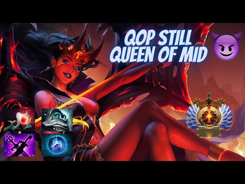 Queen of Pain still Queen of Mid Lane 😈😈7.32 qop highlights