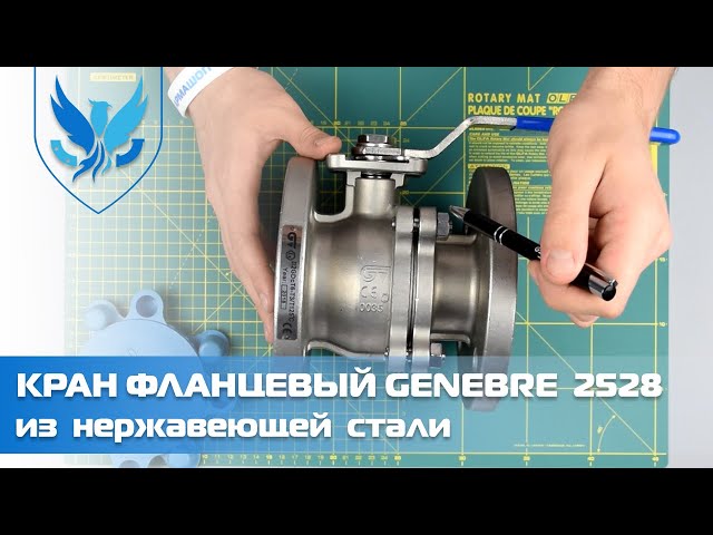 Кран шаровый фланцевый нержавеющий Genebre 2528