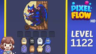 Pixel Flow Level 1122 Solution Walkthrough
