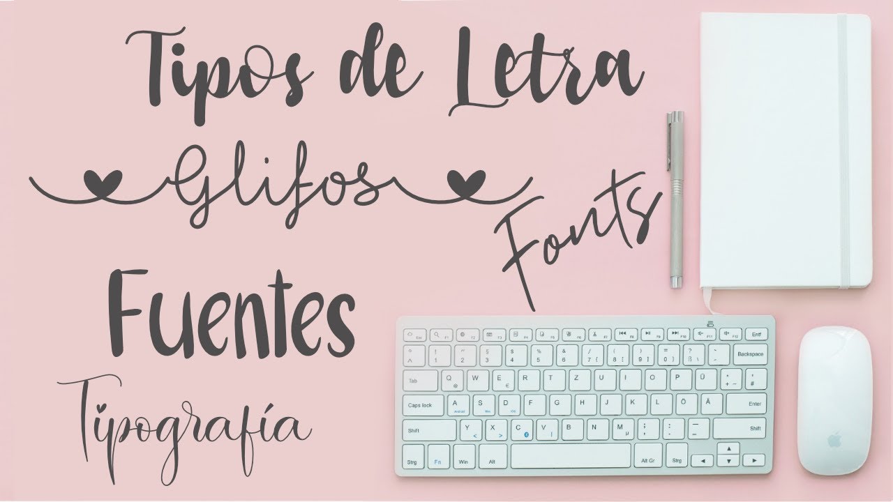 Cómo descargar e instalar fonts, fuentes, tipos de letra, glifos