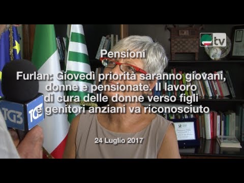 Fase due Pensioni, Furlan al Tg3: “Nell’incontro di giovedì 26 le priorità saranno giovani, donne e pensionati”
