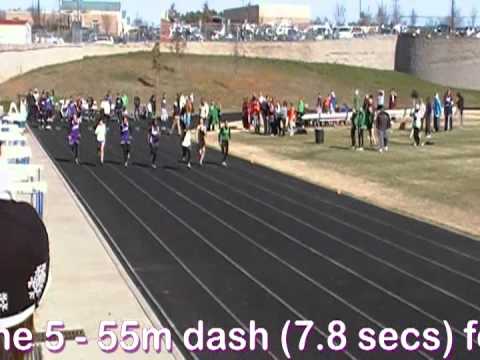 Kaila Smith - 55m dash - 1.14.12 - Marvin Ridge.mpeg