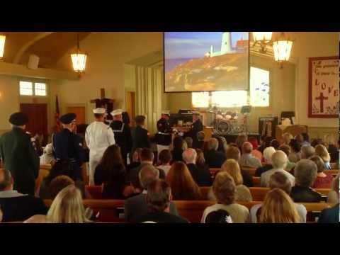 Lou Davis Memorial Service Honor Guard 2012 07-10