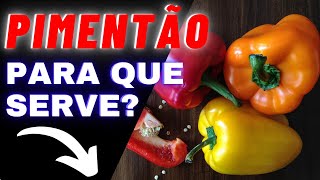 DESCUBRA por que o Pimentão tem VARIAS CORES, e seus BENEFÍCIOS
