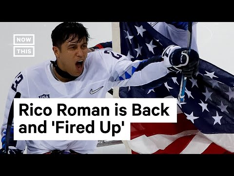 The Moment Rico Roman Got 'Fired Up' to Rejoin the Sled Hockey Team #Shorts