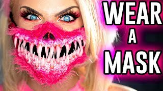 how I made this cute fx FACE MASK 😷 (DIY)