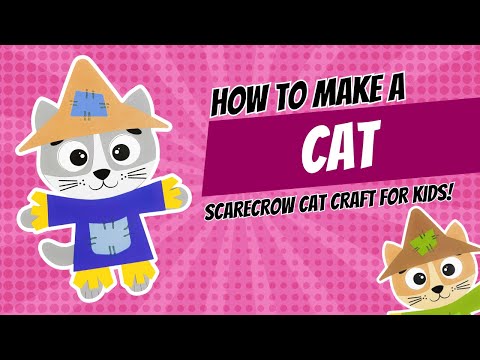 Scarecrow Cat Craft