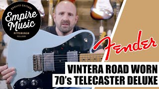 Video thumbnail for Fender Vintera Road Worn 70's Telecaster Deluxe - EMPIRE MUSIC by Empire Music