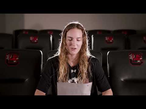 South Carolina Women’s Basketball Olivia Thompson Senior Letter Last Words😢