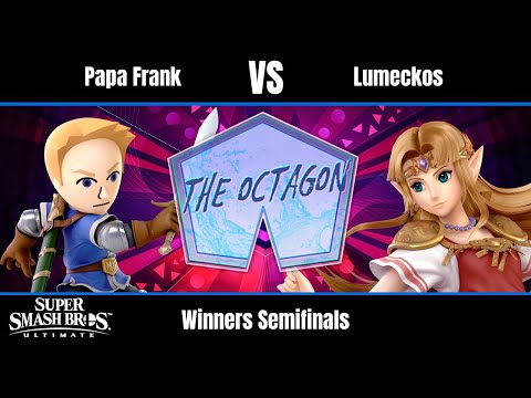 Papa Frank (Mii Swordfighter) vs Lumeckos (Zelda) - Ultimate Winners Semifinals - Octagon #130