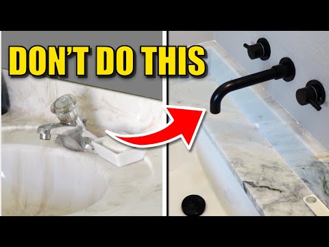 How to Install Wall mounted bathroom Faucet