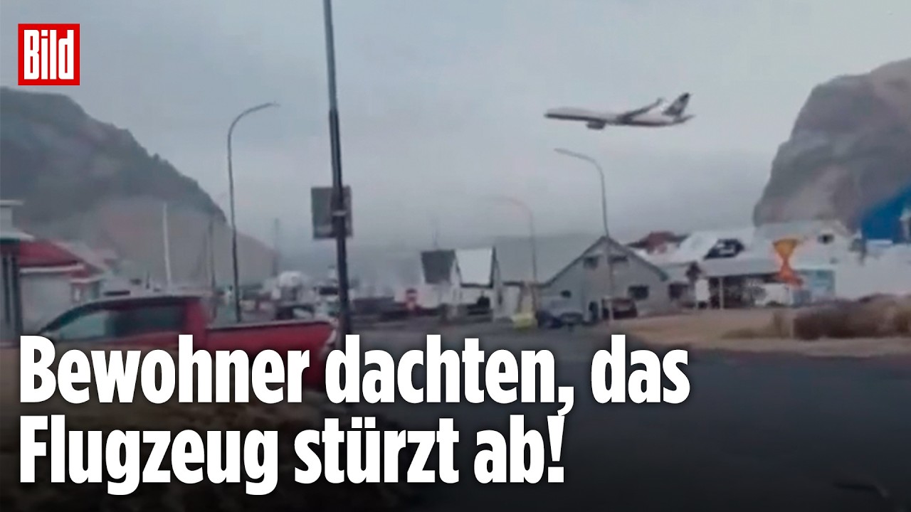 Icelandair-Pilot schockiert Inselbewohner auf seinem letzten Flug