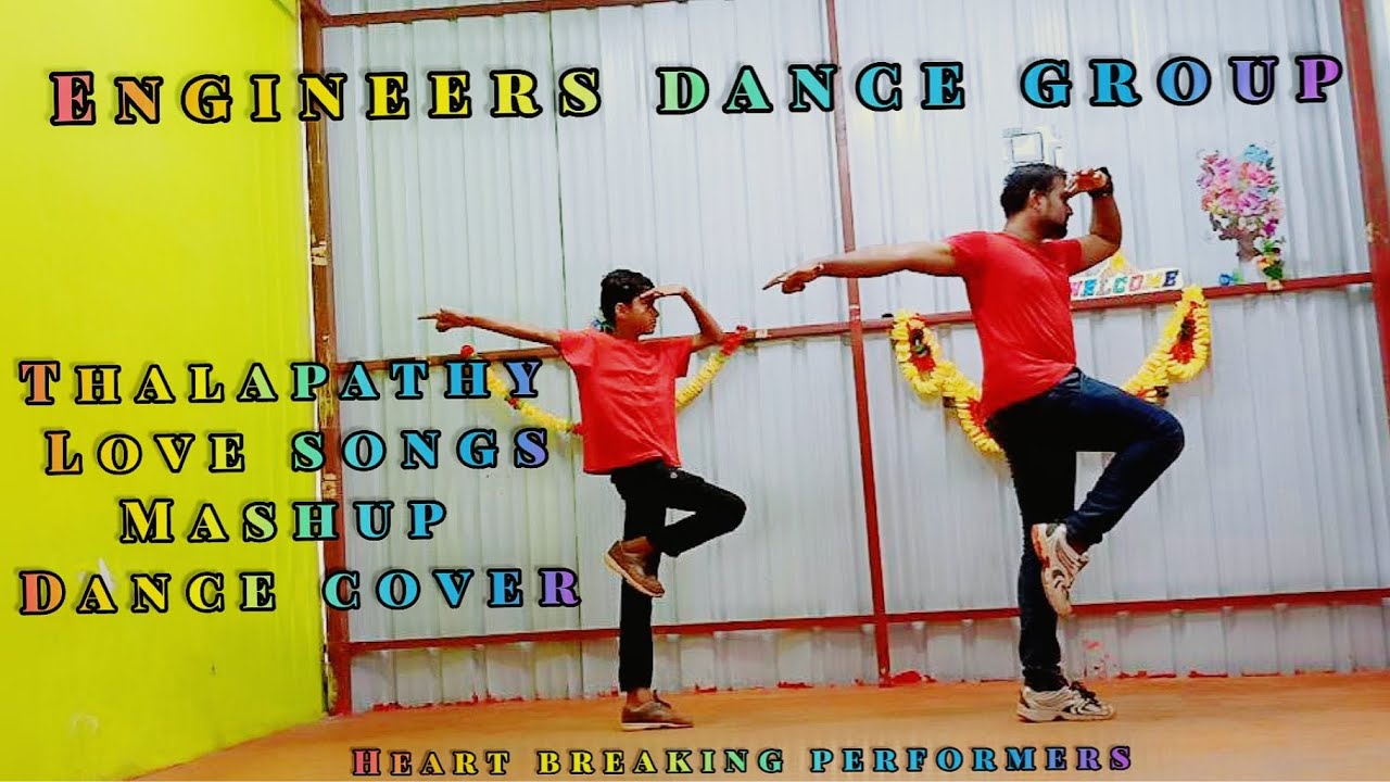 #Thalapathy vijay birthday mashup|love song dance cover|Engineers dance group|Haribabu choreographer