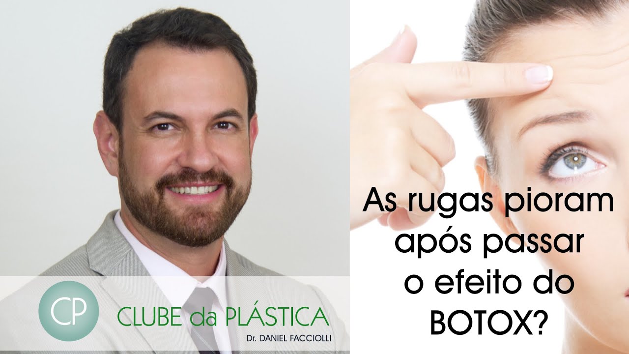 As rugas pioram após passar o efeito do Botox?
