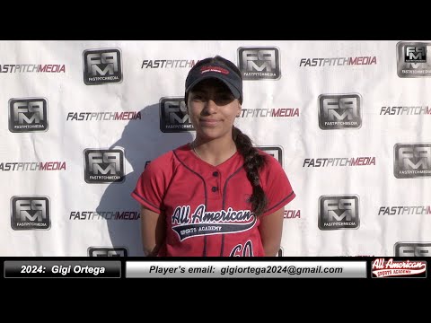 2024 Gigi Ortega Athletic Shortstop and Outfielder Softball Skills Video - AASA Mortimer