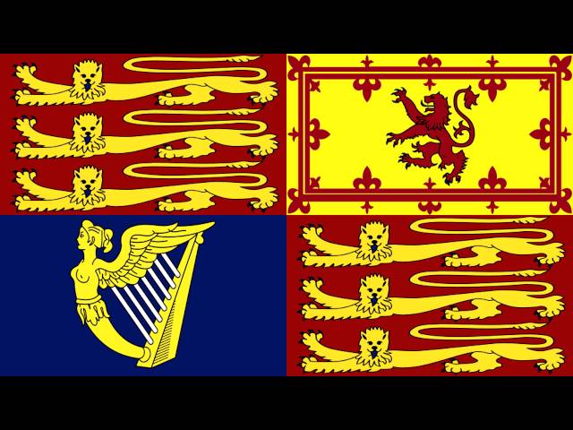 Vídeo relacionado con BANDERA de MESA REAL DEL REINO UNIDO 21x14cm - BANDERINA de DESPACHO INGLESA - ESTANDARTE DEL MONARCA BRITÁNICO 14 x 21 cm - AZ FLAG