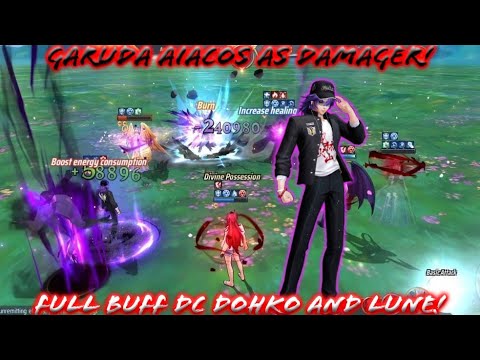 Saint Seiya: Awakening (KOTZ) - Garuda Aiacos as Damager at PvP! with Full Buff DC Dohko and Lune!