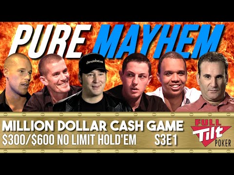 Ivey! Hellmuth! Dwan! MILLION DOLLAR CASH GAME $300/$600 HIGH STAKES S3E1