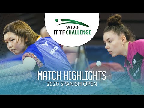 Maki Shiomi vs Mariia Tailakova | U21 2020 ITTF Spanish Open Highlights (1/2)