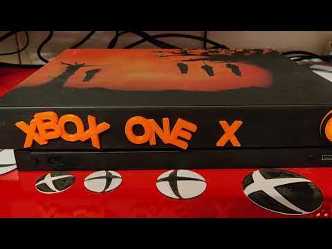 My Trusty OLD Custom Airbrushed XBOX ONE X With Internal SSD