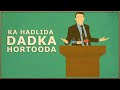 Ka Hadlida Dadka Hortooda Sideed U Hadli Si Ayna Fursaduhu Kuu Dhaafin