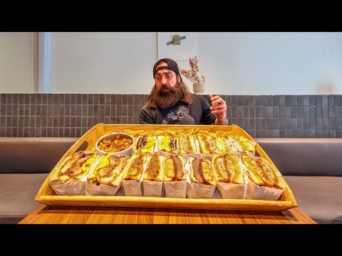THIS HUGE SANDWICH CHALLENGE IN SINGAPORE COSTS $190 IF YOU LOSE! | BeardMeatsFood