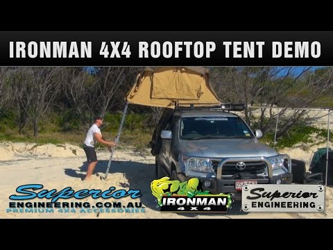 Ironman 4x4 Rooftop Tent Setup & Demo
