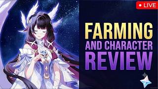 FARMING AND CHARACTER REVIEW | DAY -4 |GENSHIN INDIA LIVE #gesnhinimpact #snezhnaya