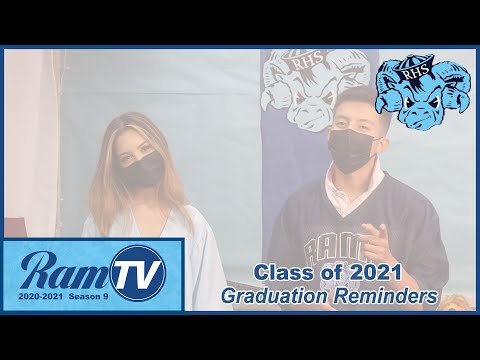 Class of 2021: Graduation Reminders