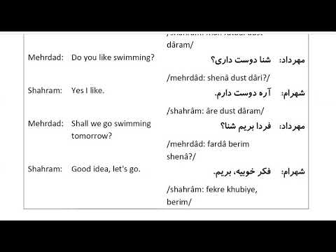Farsi Conversation: Most Common Words and Phrases: Lesson 39: To Exercise