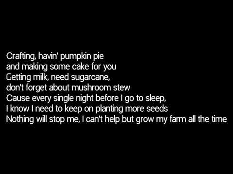 Never Stop Farming Lyrics (Minecraft parody of Never Forget You by Zara Larson & Mneck)