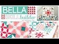 Bella Skill Builder Block 7 Half Square and Quarter Square Triangle (FREE BLOCK PATTERN)
