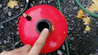 Diy Fire extinguisher fill In water ecological