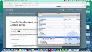 How to transfer files from your Android device to Mac Computer