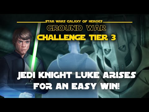 JKL Heroes Arise - Ground War Challenge Tier 3 - SWGOH Assault Battles