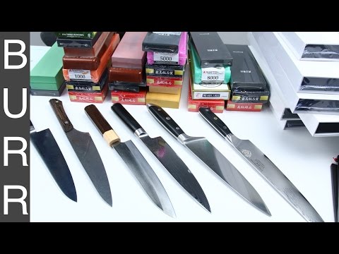 Best Japanese knives and whetstones Series