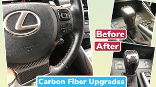 How To Remove Shift Knob Lexus IS + Carbon Fiber