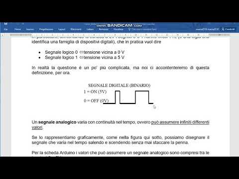 ArduinoUno: i segnali di ingresso e di uscita - parte1