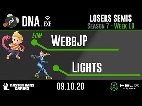 DNA.EXE S7:W10 - Lights (Zero Suit Samus) Vs. EDM | WebbJP (Lucas) - L Semifinals