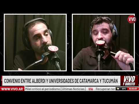 CONVENIO ENTRE ALBERDI Y UNIVERSIDADES DE CATAMARCA Y TUCUMÁN