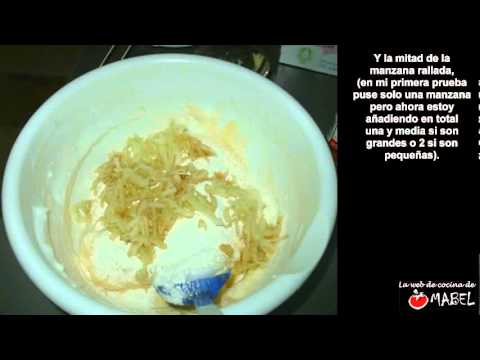 Bizcocho sin azúcar y sin grasa de manzana y canela. by Mabel Ojeda García 8 years ago 2 minutes, 32 seconds