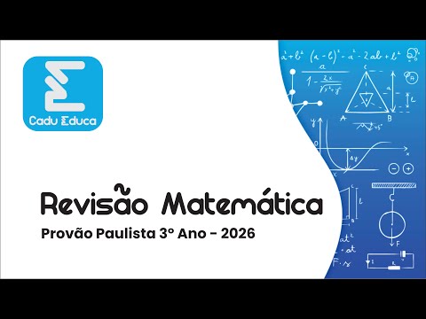 Live de Revisão de Matemática para o Provão Paulista - 3º Ano