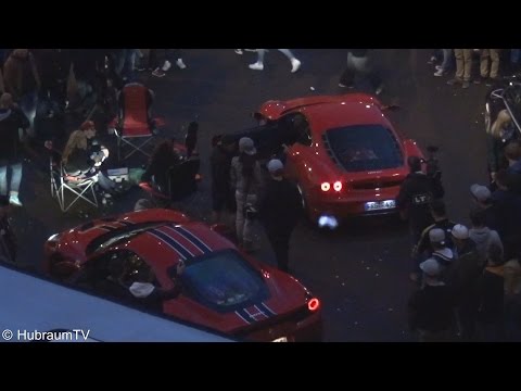 EPIC Rev Battle | Ferrari 458 Speciale Novitec Exhaust vs. F430 - Flames!