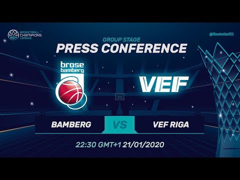 Brose Bamberg v VEF Riga - Press Conference - Basketball Champions League 2019-20