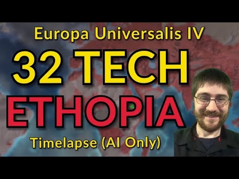 EU4 but I gave Ethiopia 32 Tech | The Rise of Aksum | AI Only
