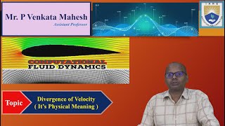 Divergence of Velocity  It’s Physical Meaning  by Mr. P Venkata Mahesh