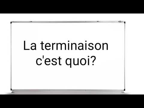 conjugaison :Le radical et la terminaison ( la désinence ) d'un verbe .