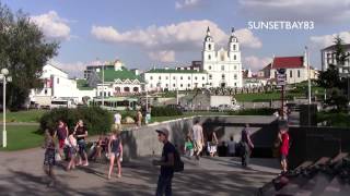 Minsk, Belarus - August 2013 - Short tour of the city